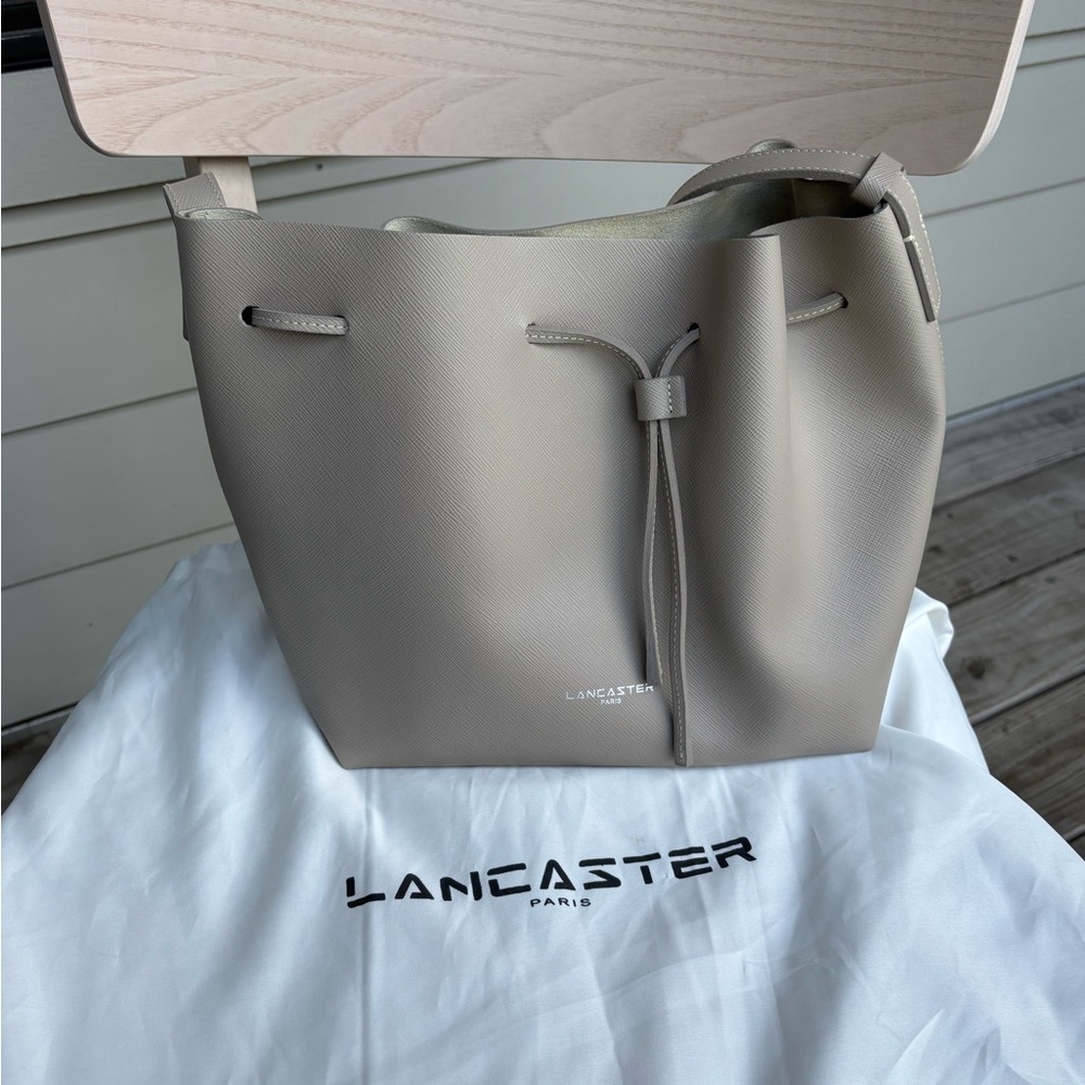 Lancaster Paris Taupe Bucket Bag
